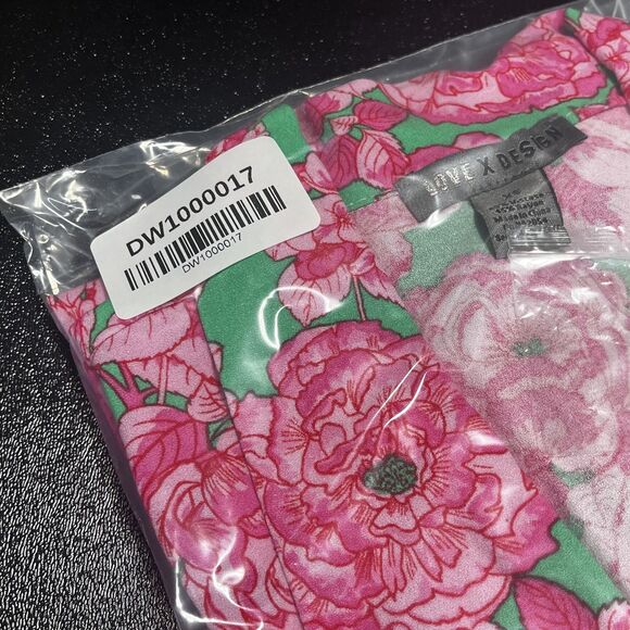 Love X Design Isla Crepe Maxi Dress Womens XS Floral Button Up Cottagecore Pink - Picture 16 of 16